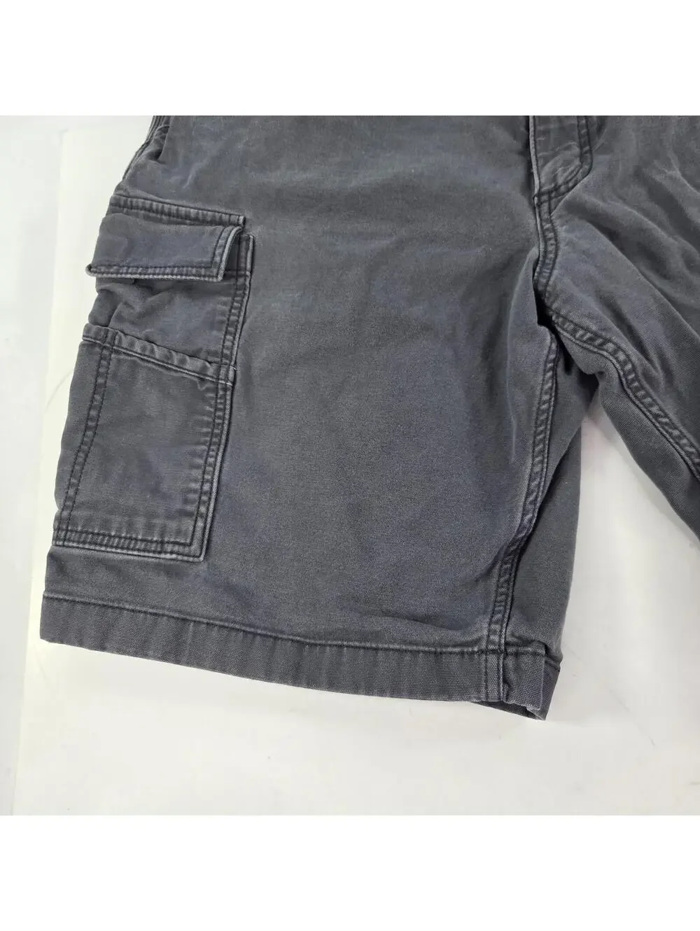 Carhartt Rugged Flex Relaxed Fit Short Size 40 Mens Gray Distressed Cargo Shorts